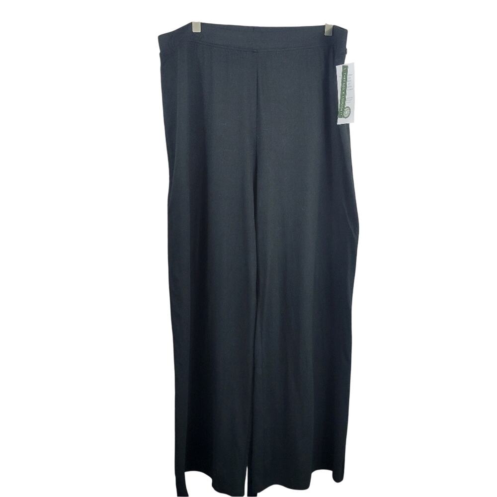 NWT Threads 4 Thought Kennedy Luxe Jersey Wide Leg Pant Black Size XXL